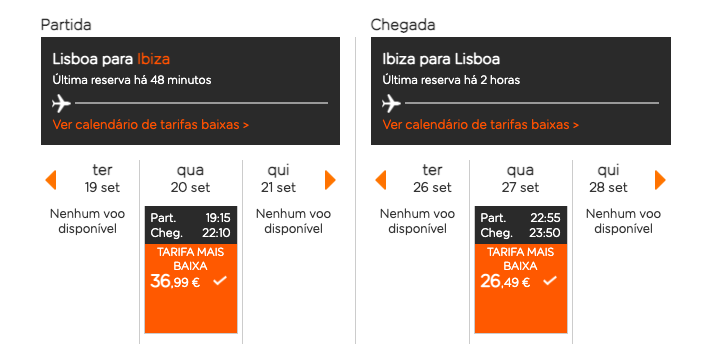 voo barato de lisboa para ibiza