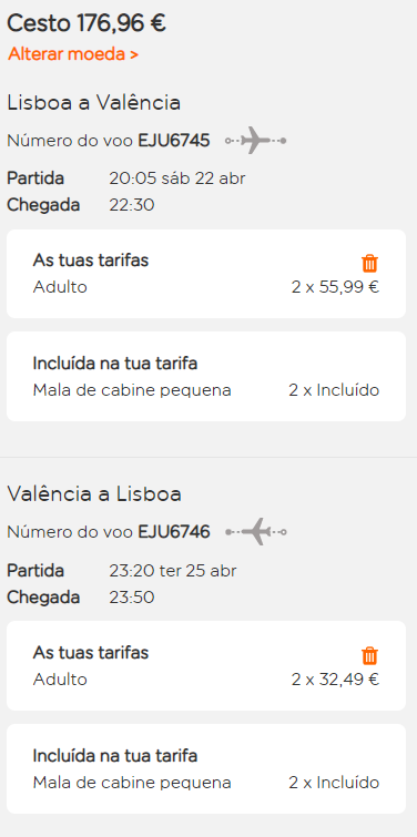 Feriado 25 Abril em Valência, voo de lisboa